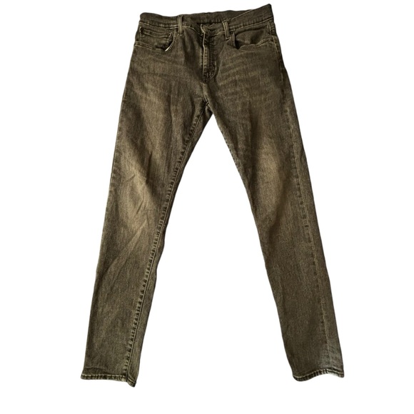 Men’s Levi’s 512 Slim Taper Black Washed Jeans Size W33 L34 - Picture 7 of 14